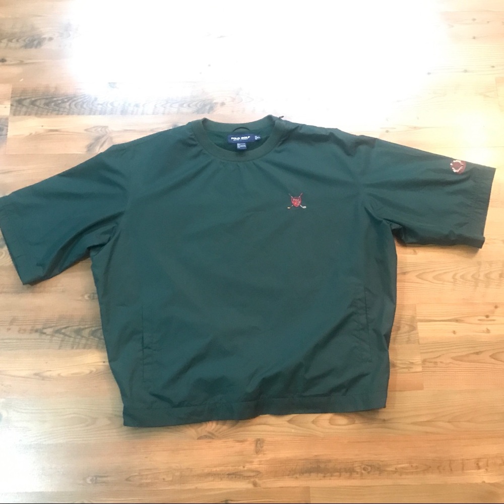 Polo Golf Short Sleeve Pullover Windbreaker Sz XL